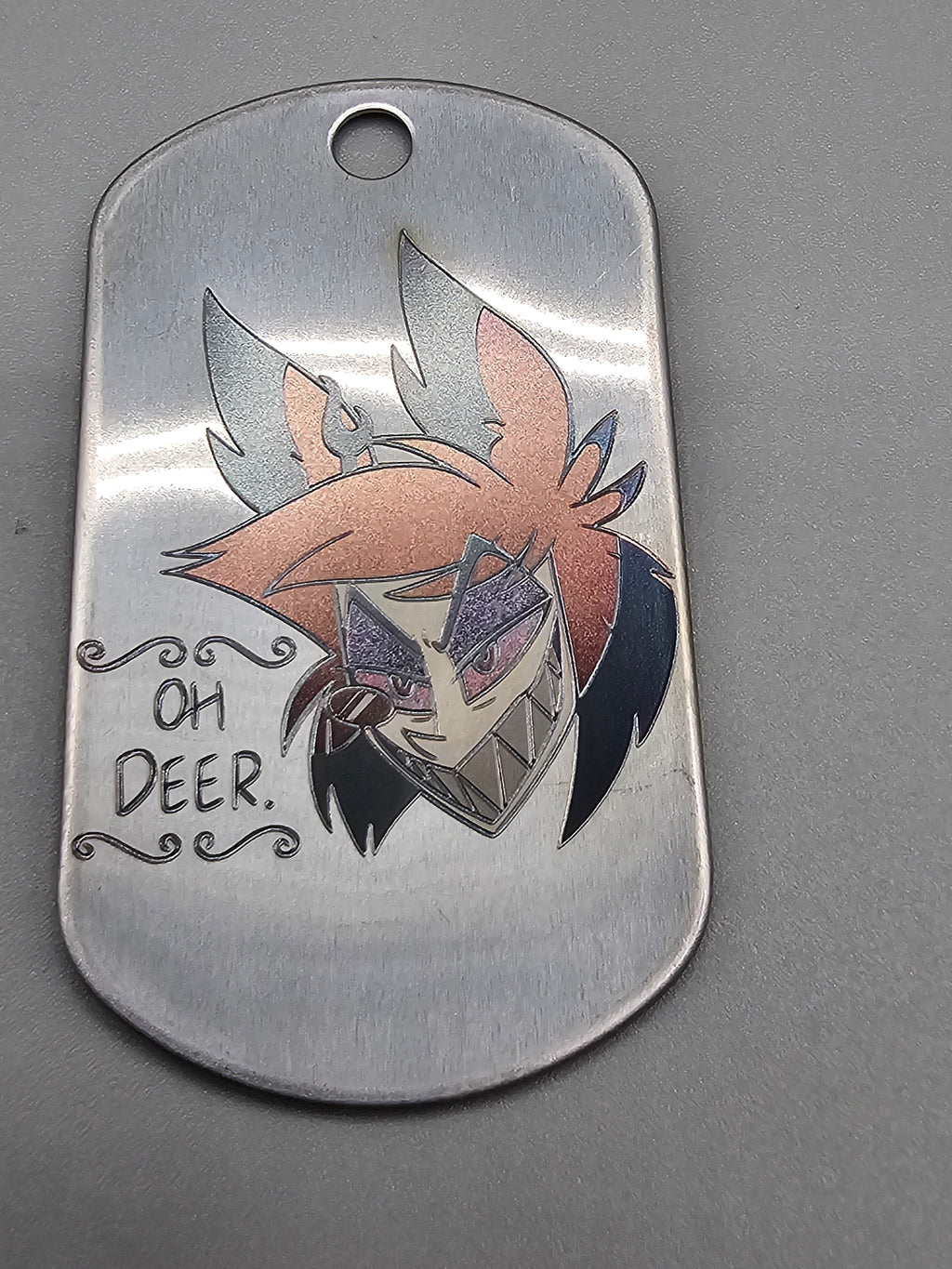 Custom Laser Engraved Stainless Steel Dog Tag