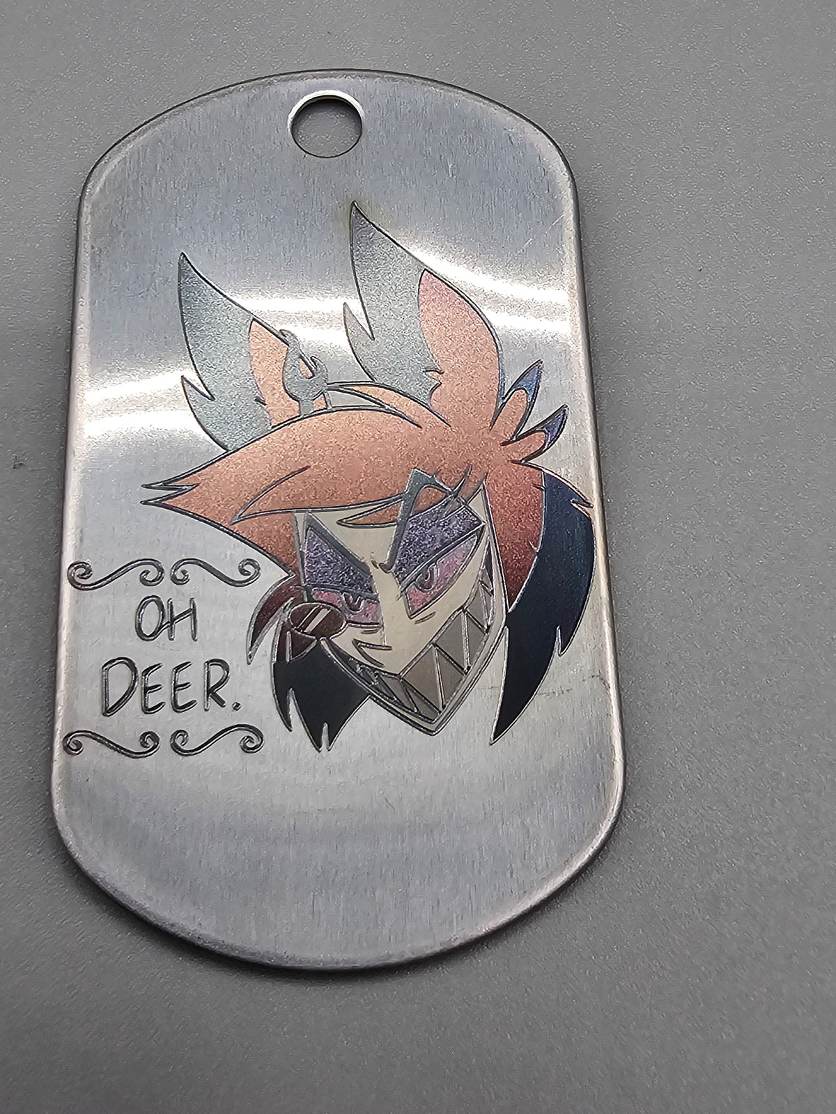 Custom Laser Engraved Stainless Steel Dog Tag
