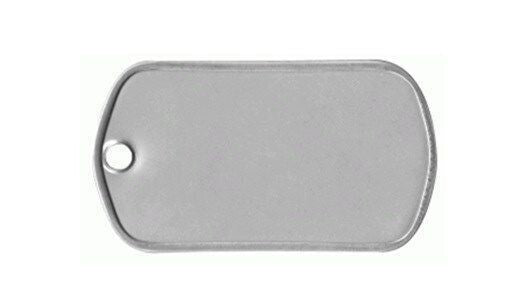 Custom Laser Engraved Stainless Steel Dog Tag